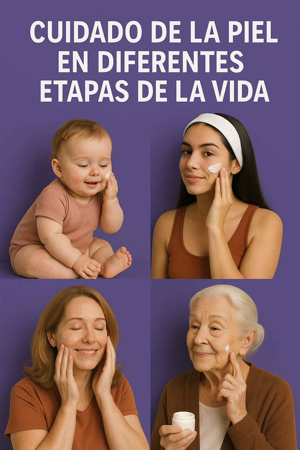 Cuidado de la Piel en diferentes etapas de la vida